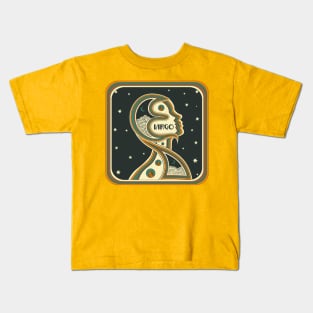 Virgo 70s style art Kids T-Shirt